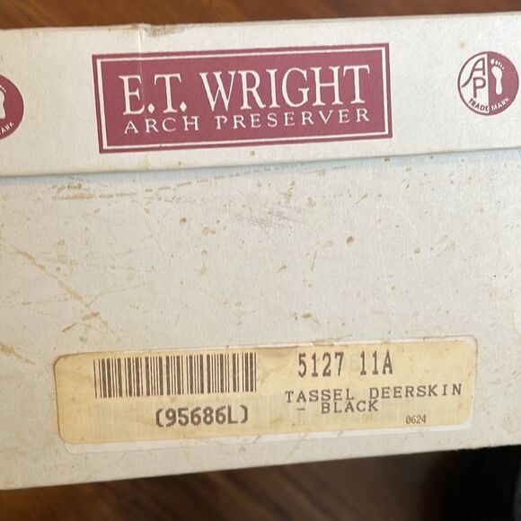 E.T. Wright Tassel Deerskin black leather slip‎ on loafers main image 8